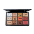 Bolver All-in-One Cream Face Palette 12 Shades Foundation Concealer Corrector Highlighter Blush