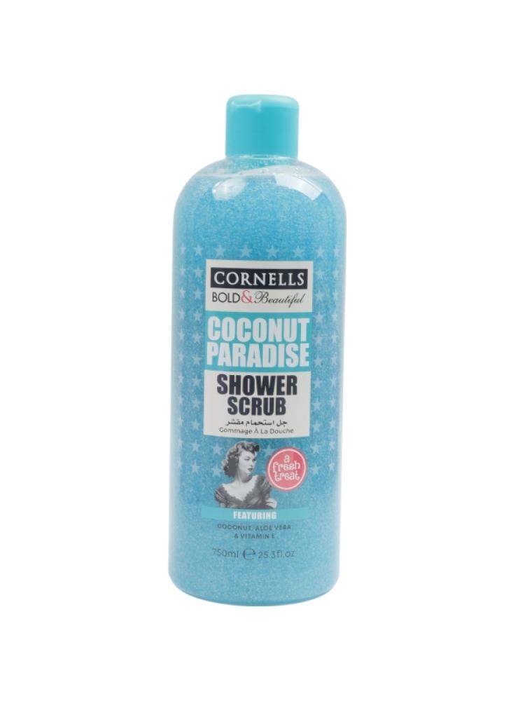 Cornell's Coconut Scrub Shower Gel with Aloe Vera & Vitamin E - 750ml