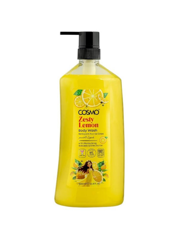 Cosmo Zesty Lemon Body Wash - 1000ml