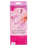 Best Moisturizing Gel Socks Spa System Foot Care Vitamin E Pink