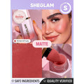 Sheglam Liquid Blush Deep Rose Color Bloom Matte 5.2ml