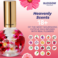 Blossom Strawberry Nail Strengthening Oil - Cuticle Treatment, 15ml