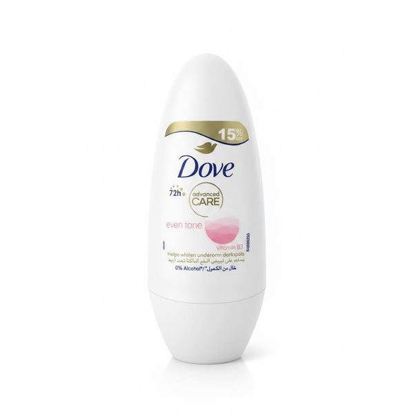 Dove Even Tone Roll-On Deodorant 72-Hour Protection 50ml