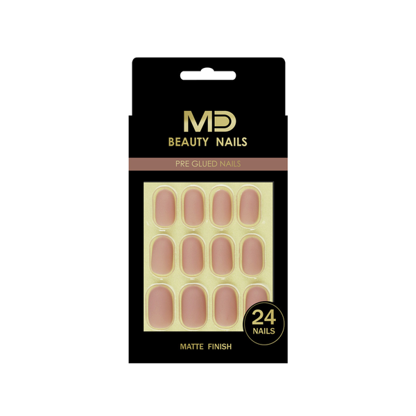 MD Adhesive Nails Matte N008 Self-Adhesive Artificial Nails