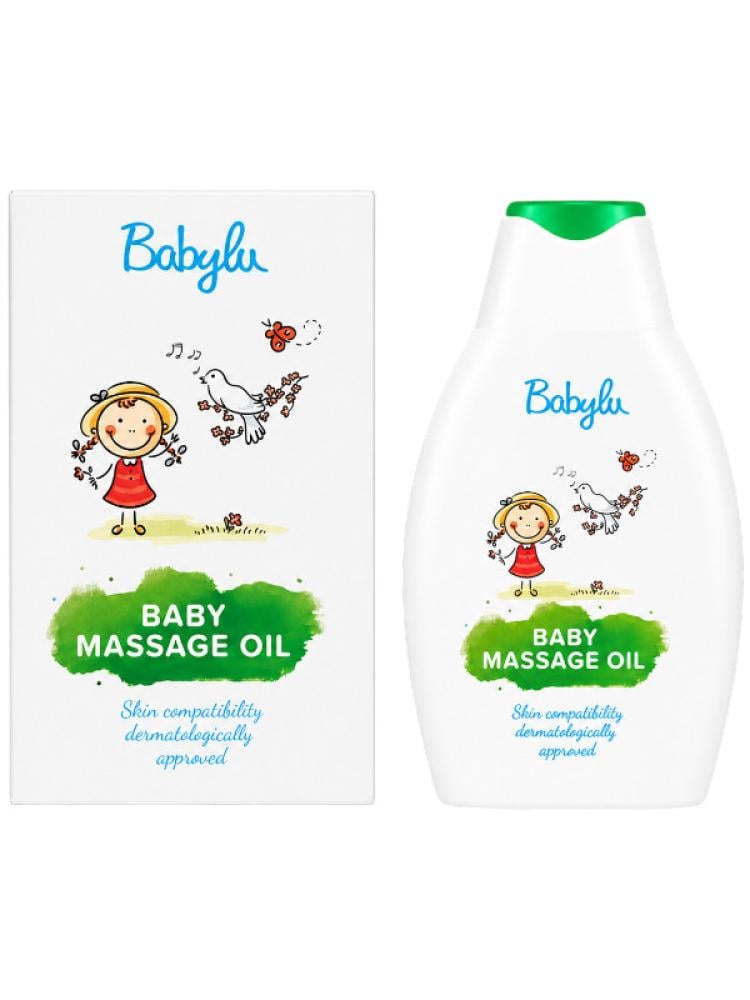 Baby Oil Massage Nourishing Almond & Sunflower Babylu 250ml