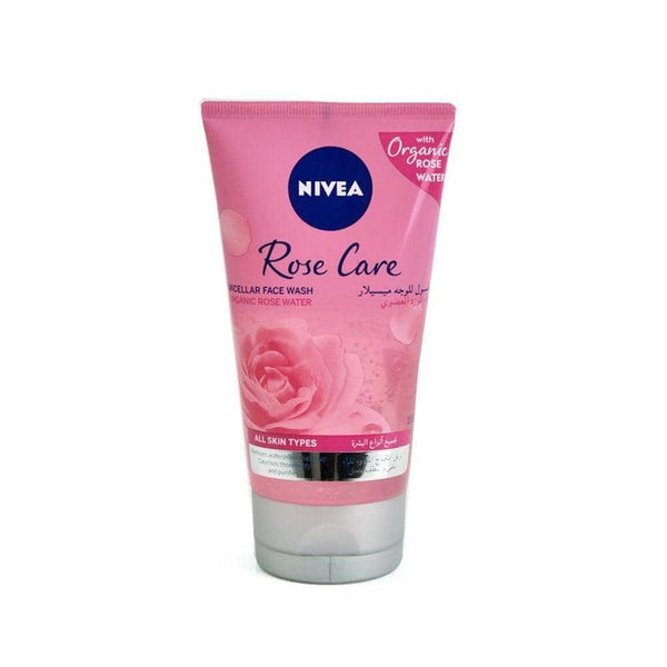 Nivea Micellar Face Wash with Rose Water for Dry and Sensitive Skin, 150ml