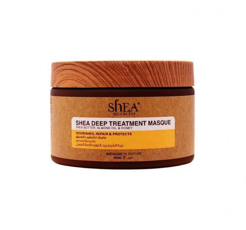 Shea Miracles Hair Mask with Almond Oil & Honey for Moisturizing Dry Hair 300ml