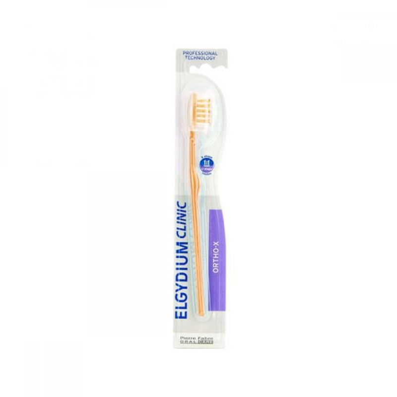 Elgydium Clinic Medium Toothbrush with X-Pattern Bristles