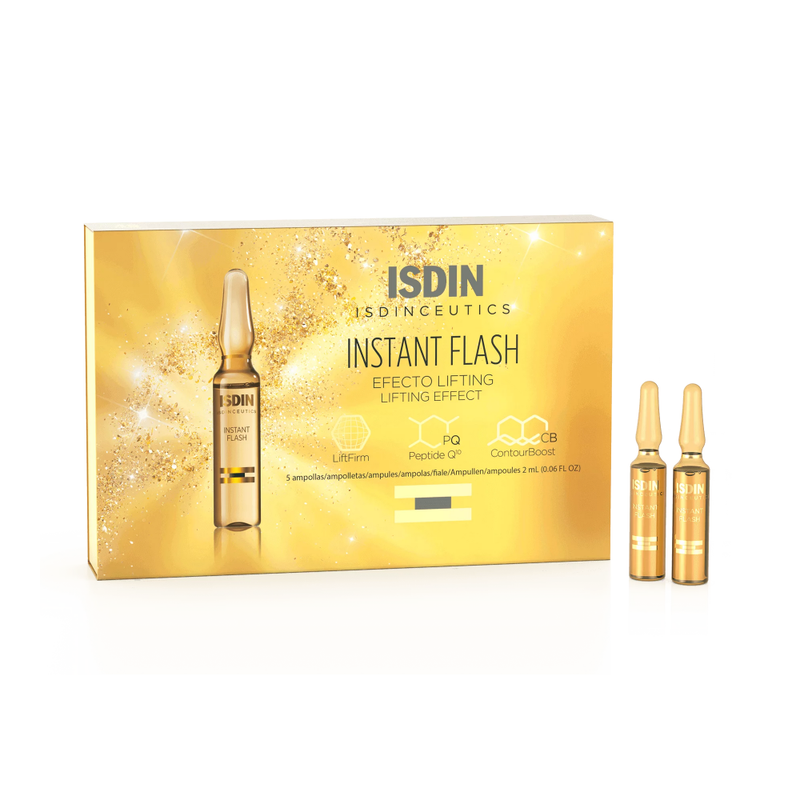 Isdin Instant Skin Glow Ampoule Serum for Firming and Radiance 5 x 2ml