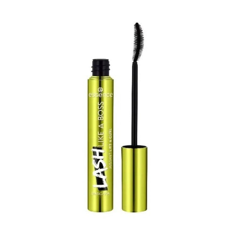Essence Lash Like a Boss Lift and Curl Mascara, Jet Black, Curved Brush