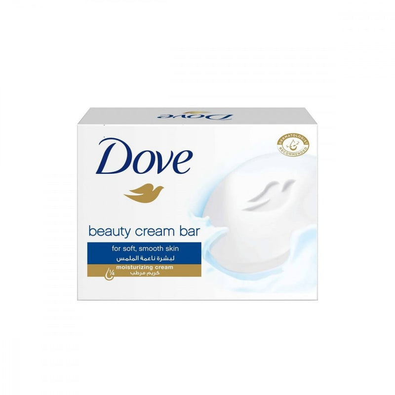 Dove Beauty Cream Bar Soap with 1/4 Moisturizing Cream 125g