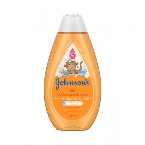 Johnson's Baby Bubble Bath and Wash, Sulfate-Free, Paraben-Free, 300ml