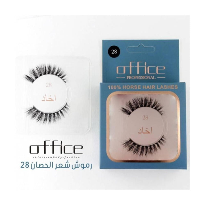 Office Horsehair Eyelashes Size 28 100% Authentic