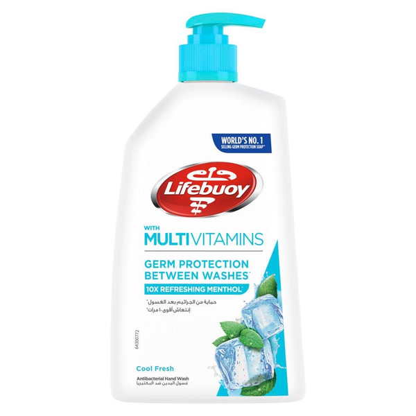 Lifebuoy Hand Wash Cool Fresh Refreshing Cleansing Formula 450ml