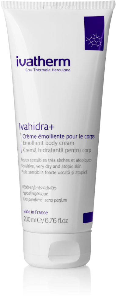 Top Rated Body Cream Ivahidra+ Emollient Body Cream Deep Hydration IVATHERM 200m