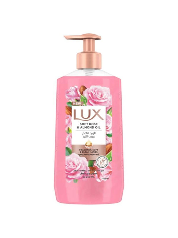 Liquid Hand Wash Soft Rose Almond Oil Perfumed Lux 250ml