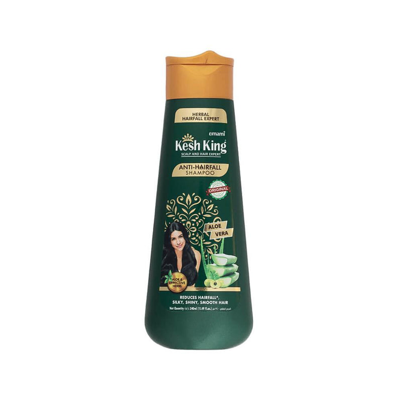 Anti Dandruff Shampoo Hair Fall Control Aloe Vera 21 Herbs Emami 340ml