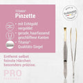 Best Slanted Tweezers Precision Hair Removal Stainless Steel Titania 1 Count