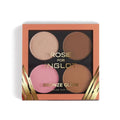 Inglot Rosie Bronze Glow Blush Palette with Vitamin E, 4 Shimmer Shades