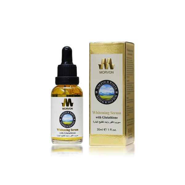 Face Serum for Dry Skin Brightening Dark Spot Morvon Dalfour White 30ml