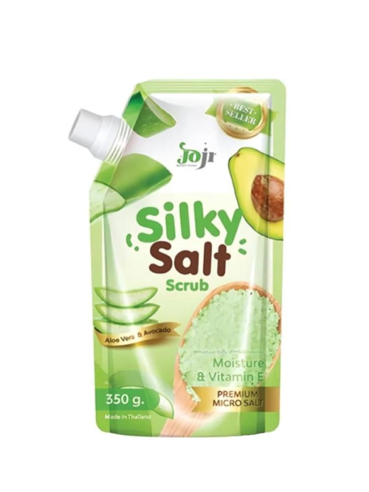Joji Secret Young Silk Salt Scrub with Aloe Vera & Avocado 350g