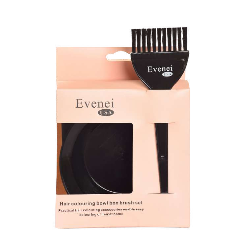 Evenei Hair Dye Brush and Mixing Bowl Set, 2 Piece