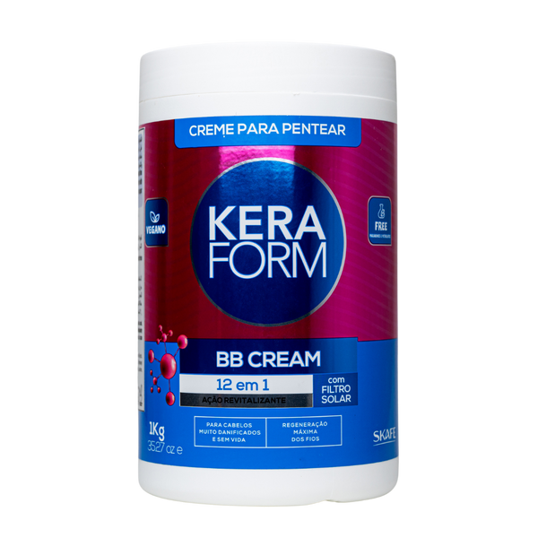 Leave In Hair Cream 12-in-1 Styling & Reviving Formula Skafe 1kg