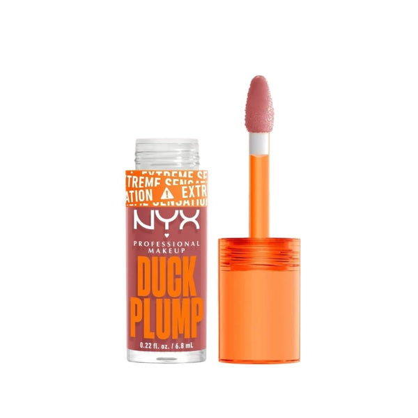 NYX Duck Plump Lip Gloss, Spicy Ginger, Nude Songes, 03, Vegan