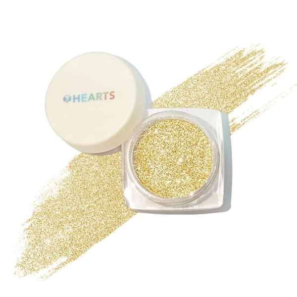 Loose Powder With Glitter Sparkle Finish Hearts 10g