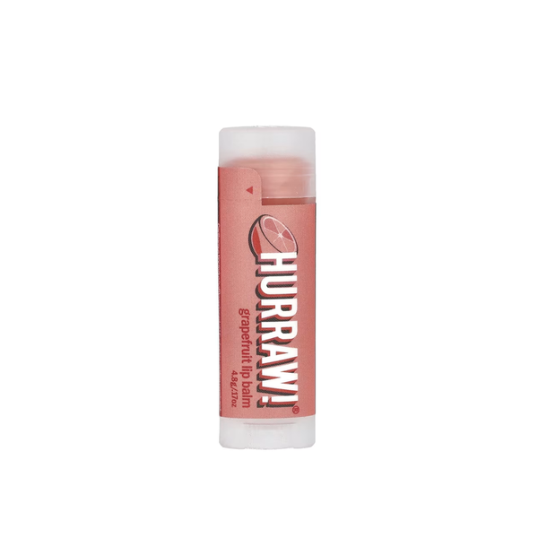 Hurraw! Grapefruit Lip Balm, Natural Moisturizer, 4.8g