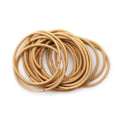 Basic Care Thin Hair Ties, 20 Count, Black