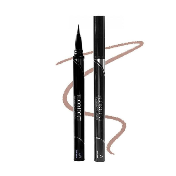 Best Eyebrow Liner Pen Waterproof Long-Lasting Brown Florucci 8ml