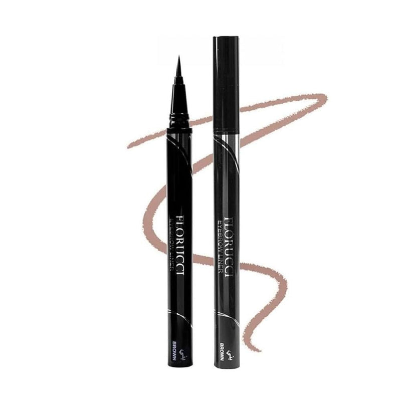 Best Eyebrow Liner Pen Waterproof Long-Lasting Brown Florucci 8ml