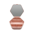 Desk Mirror with Foldable Hexagonal Storage Box MiniGood