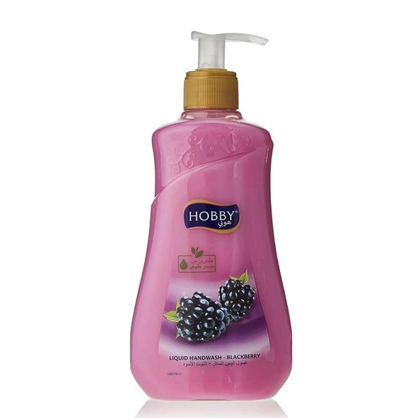 Liquid Hand Wash Blackberry Scent Moisturising Hobby 400ml