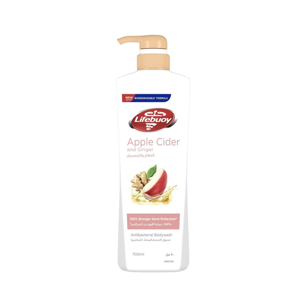 Lifebuoy Body Wash Apple and Ginger Moisturizing Formula, 700ml
