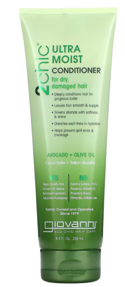 2Chic Ultra Moist Conditioner Avocado & Olive Oil Giovanni 250ml