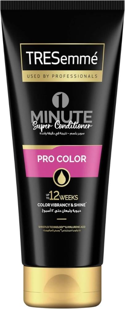 Best shampoo and conditioner for color treated hair Pro Color 1 Minute Tresemme