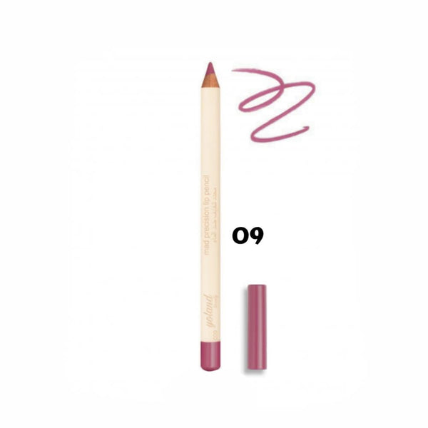 Yolande Beauty Lip Liner Pencil No. 09 Waterproof Creamy Formula