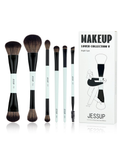 Jessup Makeup Brushes Set 6 Pieces Professional Face & Eye T501