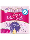 Always Maxi Thick Large Sanitary Pads with Lavender Oil - 10 Count