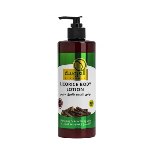 Body Lotion Brightening Licorice Extract Al Aroosa 500ml