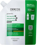 Vichy Dercos Anti Dandruff Shampoo Refill Dry Hair Scalp Cleansing 390ml