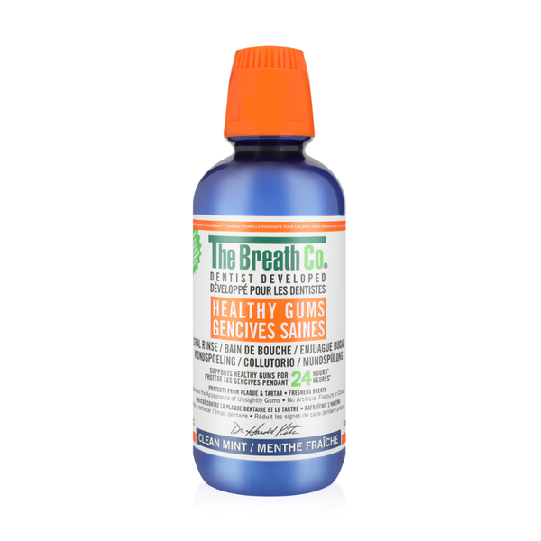 Best Mouthwash for Bad Breath and Gums Clean Mint The Breath Co 500ml