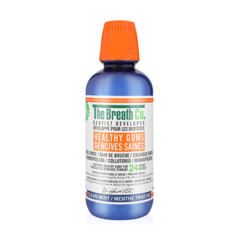 Best Mouthwash for Bad Breath and Gums Clean Mint The Breath Co 500ml