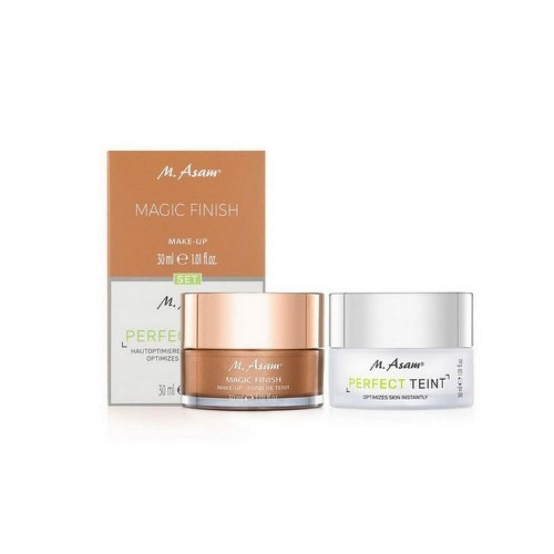 M. Asam Concealer Set: Magic Foundation & Perfect Tint Cream for Wrinkle Concealing, 2 x 30ml
