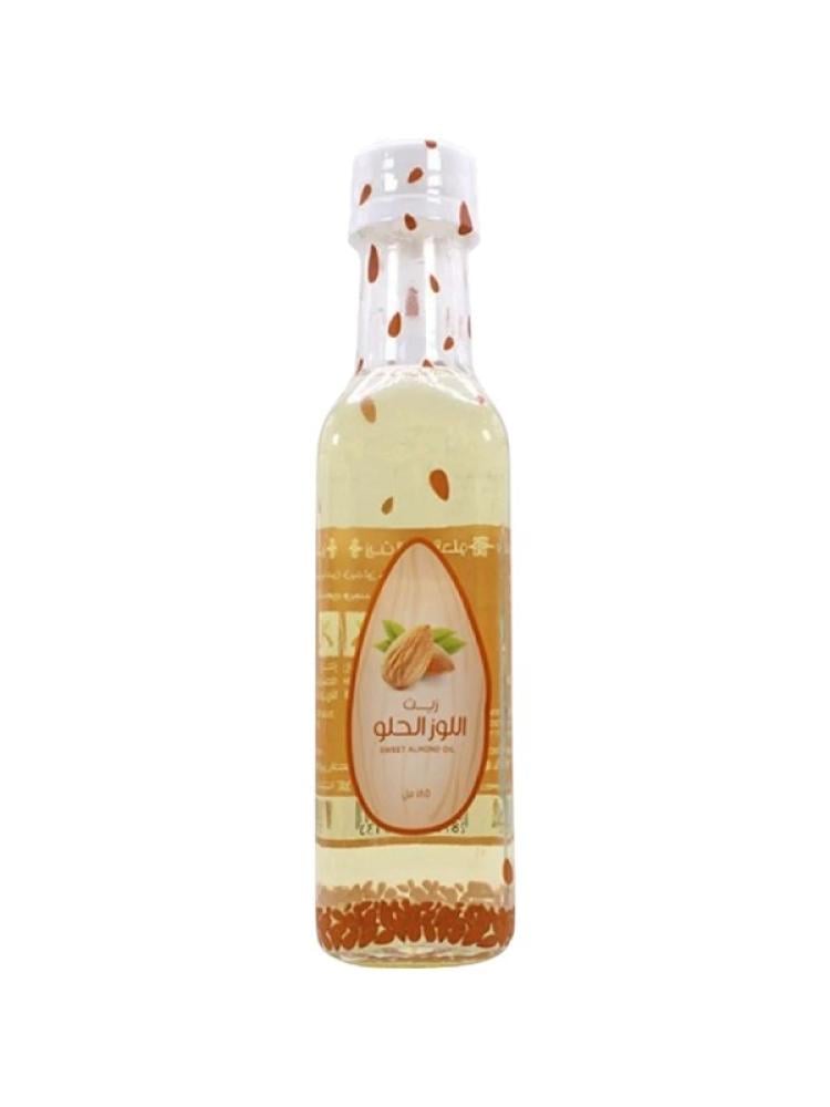 Sweet Almond Body Oil Nourishing Multi-Use Skin and Hair AlKreaishan 185ml