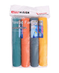 Plastic Toothbrush Holder Case Set Assorted Colors