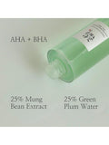 Green Plum AHA BHA Refreshing Toner Gentle Exfoliating Beauty of Joseon 150ml