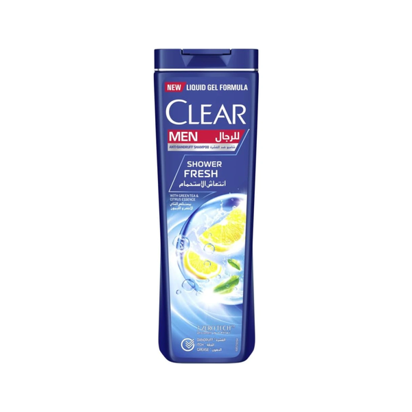 Clear Men Anti-Dandruff Shampoo, Nutrium 10, Citrus Extract, 190ml